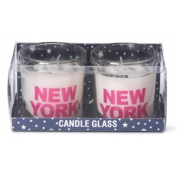 Pink New York 2 Sets Candles