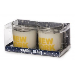 Yellow New York 2 Sets Candles