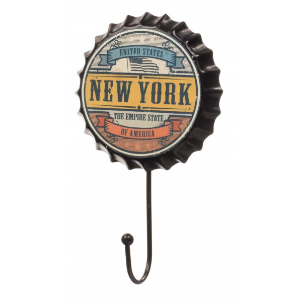 Retro Superior New York Beer Cap Hanger