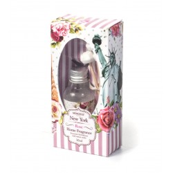 Pink Stripped Rose Perfume Diffuser