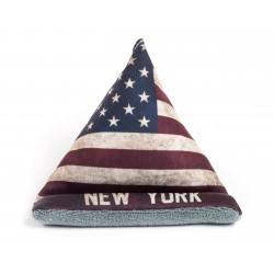 American Flag NY Phone Pillow Stand 